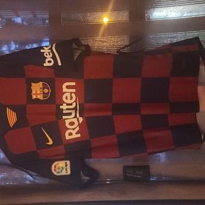 Barcelona soccer custom jersey very rare